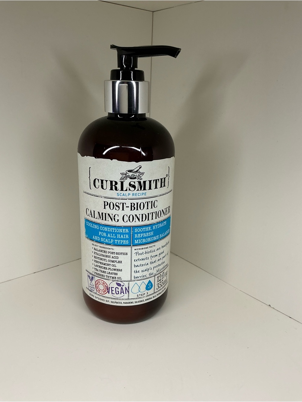 Curlsmith Post-Biotic Calming Conditioner - Dark Brown